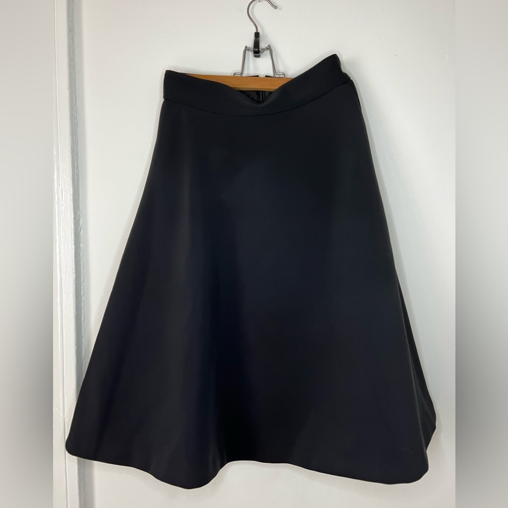 Black Banana Republic Midi A Line Skirt with Pockets!